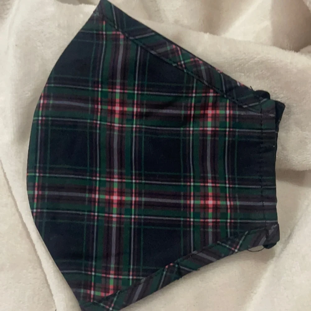 New plaid face mask